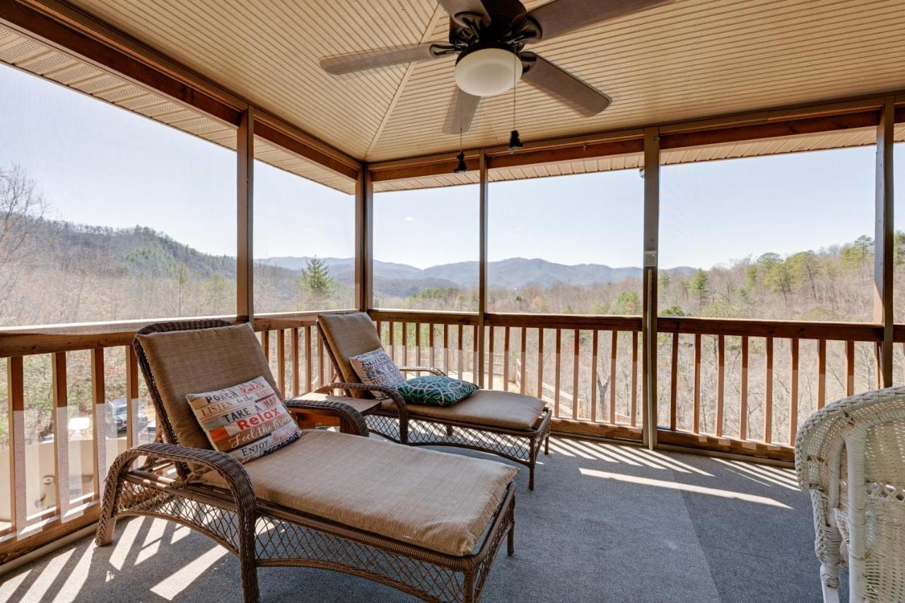 Beautiful Bryson City Home With Hot Tub And Mtn Views! Kültér fotó